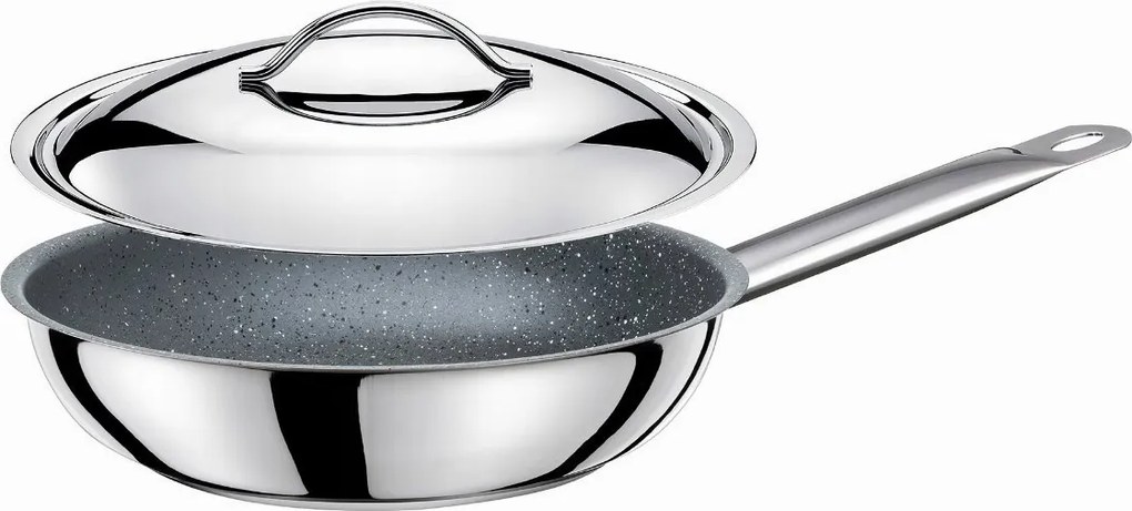 Exclusive Gránit serpenyő 24 cm, fedővel