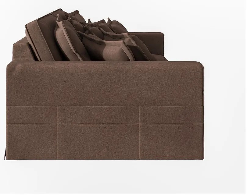 Sötétbarna kanapé 236 cm Nora – Ropez