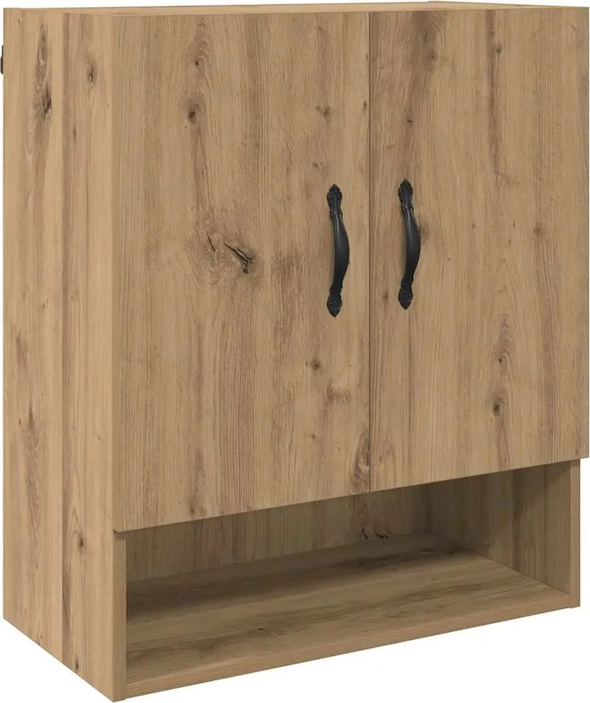vidaXL Fali szekrény Artisan tölgy 60 x 31 x 70 cm Faanyag