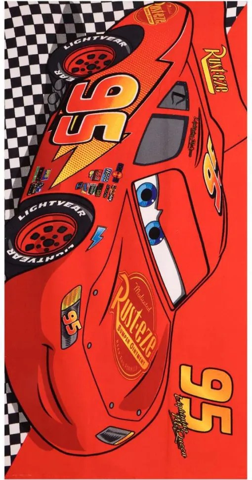 Disney Verdák Speed Racer fürdőlepedő, strand törölköző 70x140cm (Fast Dry)
