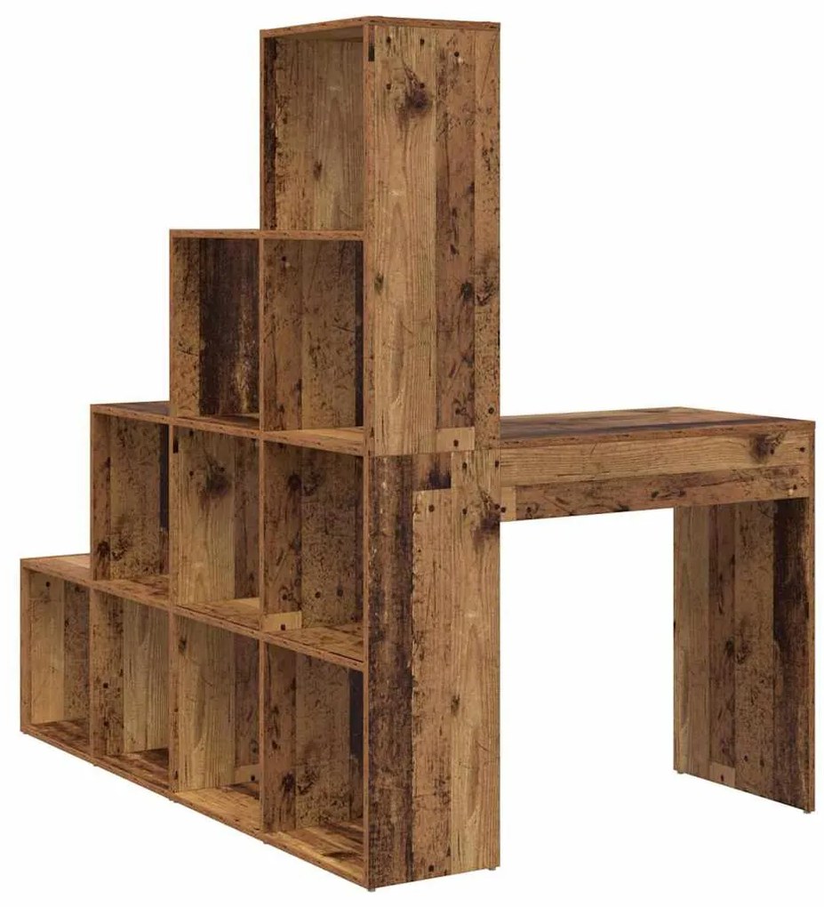 Sarokíróasztal Régi fa 101,5 x 149,5 x 149,5 cm Faanyag