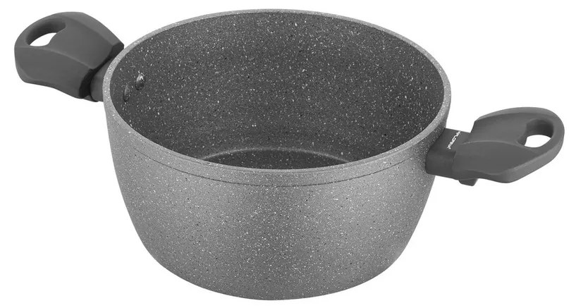Florina Lava Stone MG fazék fedővel indukciós és gáztűzhelyre, 16 cm, 1,2 l, 16 cm átmérőjű