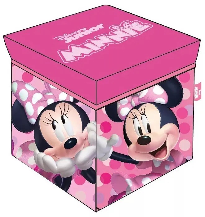 Disney Minnie Chic játéktároló 30×30×30 cm