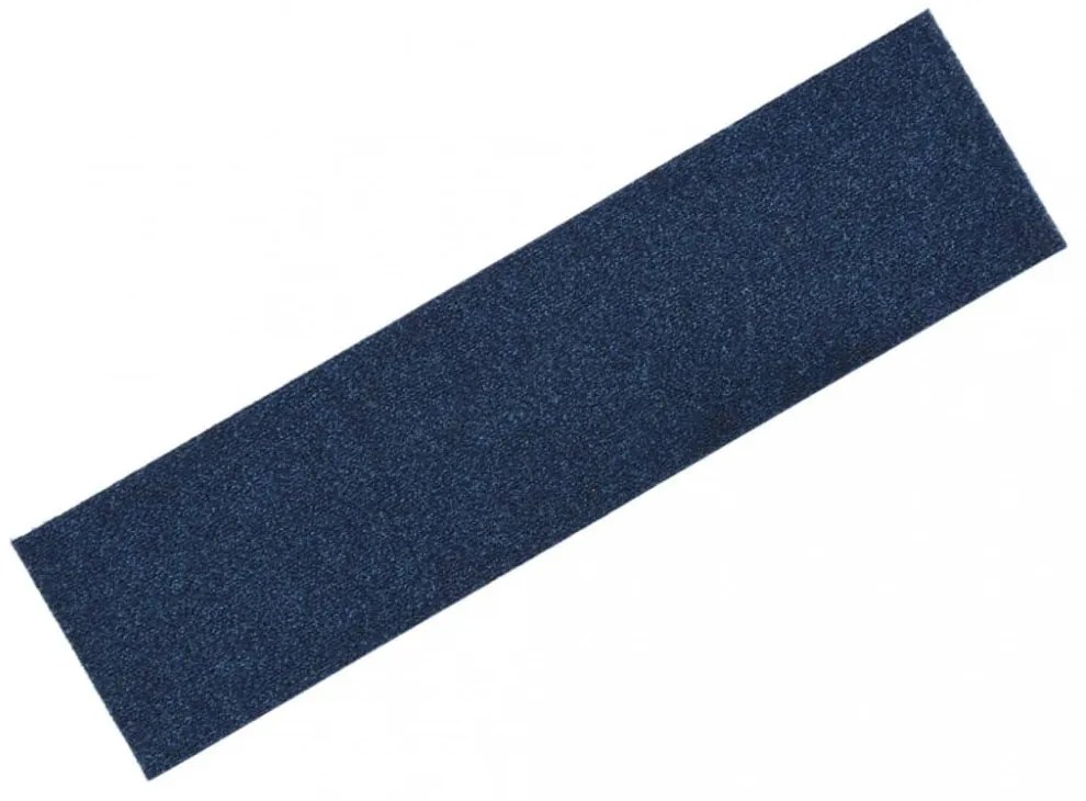 öntapadós lépcsőszőnyegek 15 db 76 x 20 cm sötétkék téglalap alakú