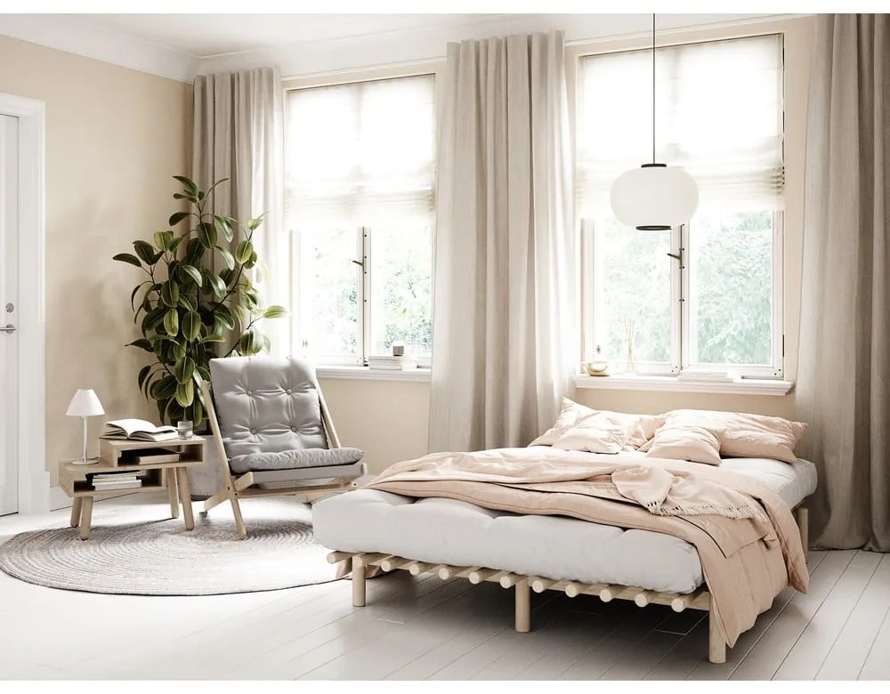 Boogie Dark Raw/Grey szürke összecsukható fotel - Karup Design