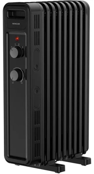 Sencor - 9 bordás olajradiátor 800/1200/2000W/230V fekete