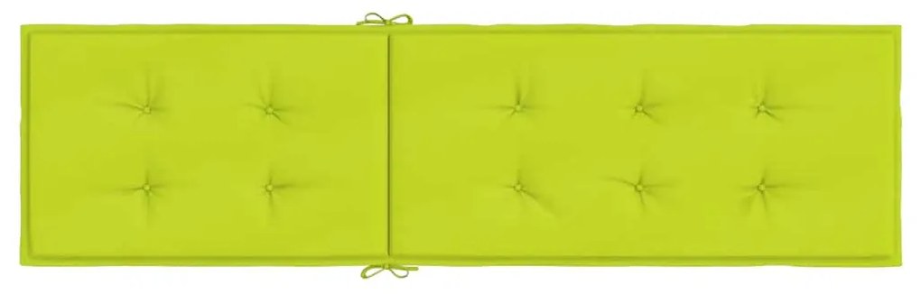 élénkzöld nyugágypárna (75+105) x 50 x 4 cm