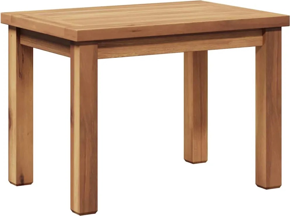 vidaXL Dohányzóasztal Barna 50 x 35 x 36 cm Tömör Teakfa