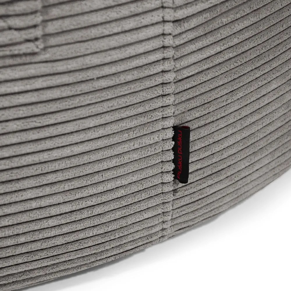 Mentazöld kordbársony babzsákfotel Roll 105 – SLOWDOWN