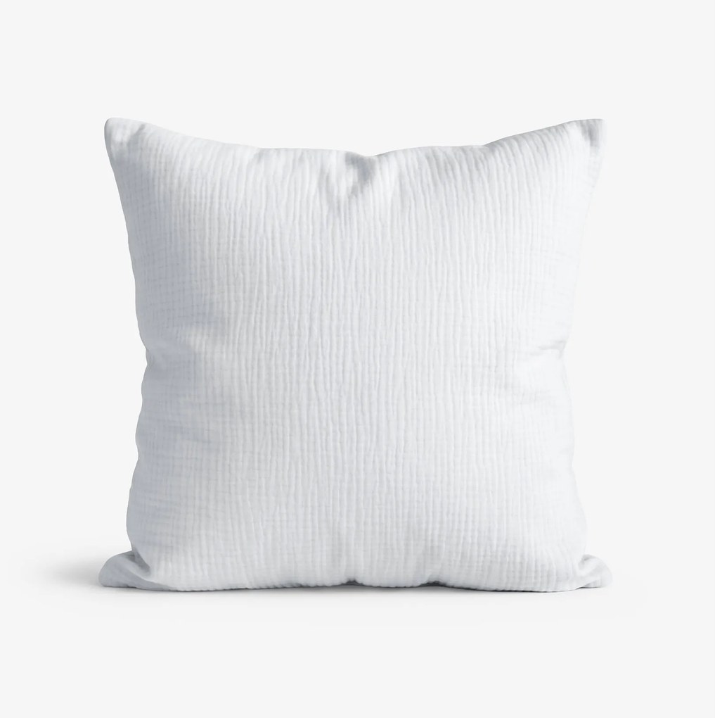 Goldea muszlin párnahuzat - világosszürke 40 x 40 cm