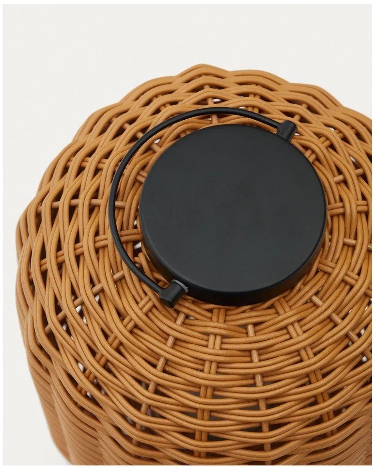 Natúr színű LED szabályozható asztali lámpa (magasság 37 cm) Saranella – Kave Home