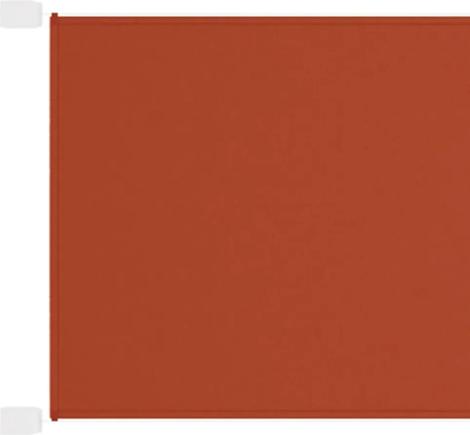 vidaXL terrakotta oxford-szövet függőleges napellenző 140x420 cm