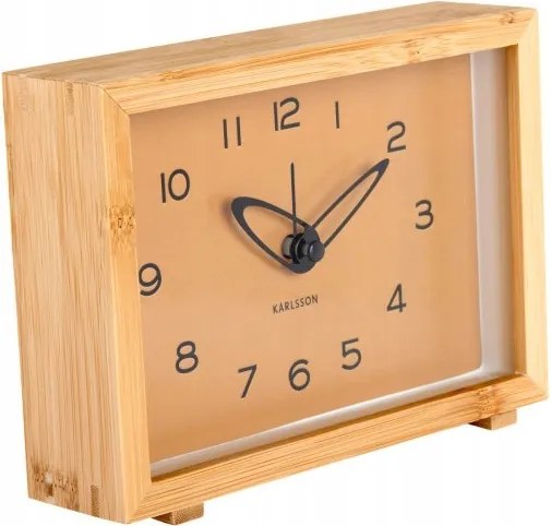 Ébresztőóra, állóóra sárga csendes óra hálószobába íróasztalra Tipico