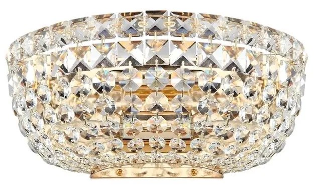 Maytoni DIA100-WL-02-G - Fali lámpa BASFOR 2xE14/60W/230V arany