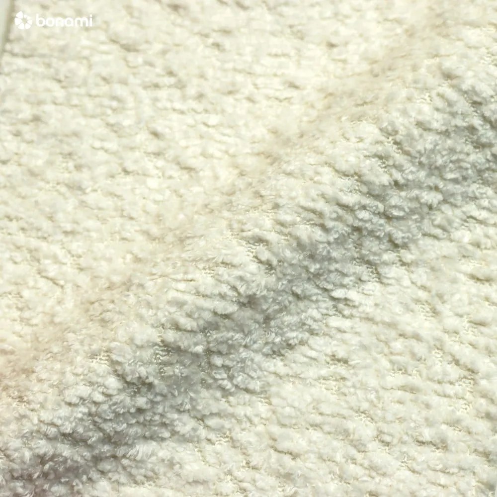 Fehér buklé szövet kanapé 260 cm Saint-Germain – Bobochic Paris