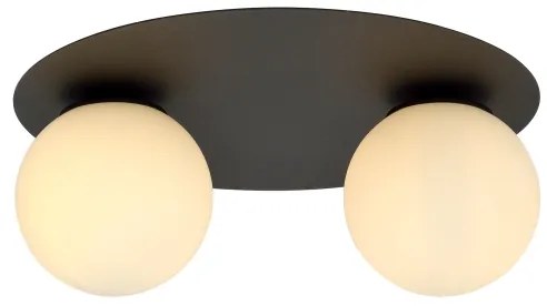 Mennyezeti lámpa SOLAR 2xE14/10W/230V fekete/fehér