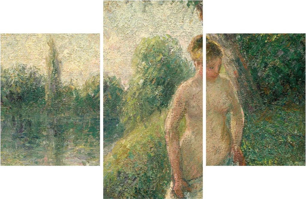 Kép - Camille Pissarro, The Bather, reprodukciók (90x60 cm)