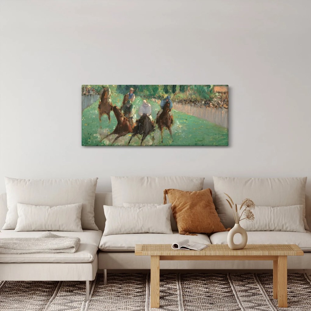 Kép - Edouard Manet, At the Races, reprodukciók (120x50 cm)