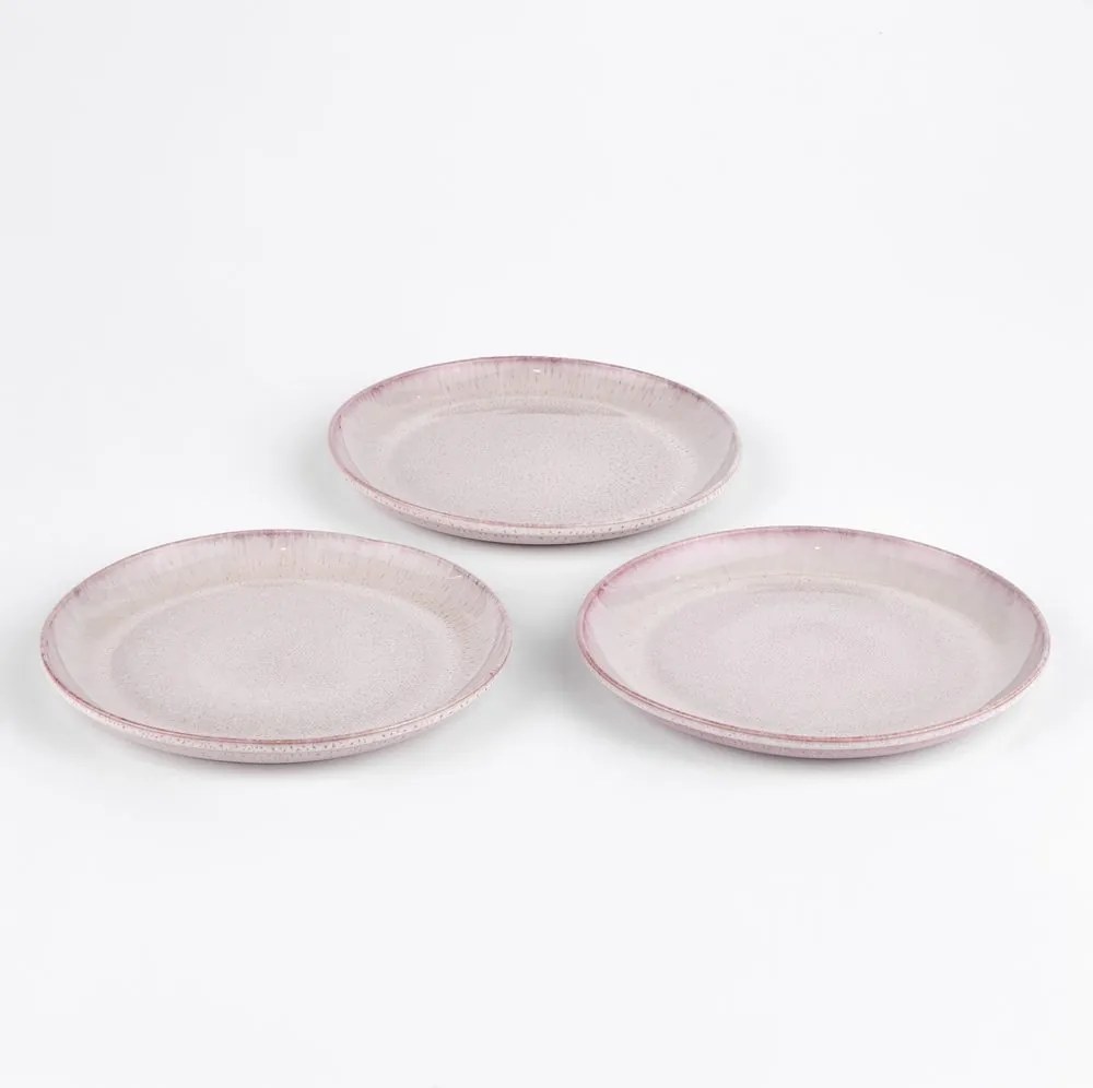 TAVIRA reggeliző tányér Ø 22 cm , rózsaszín