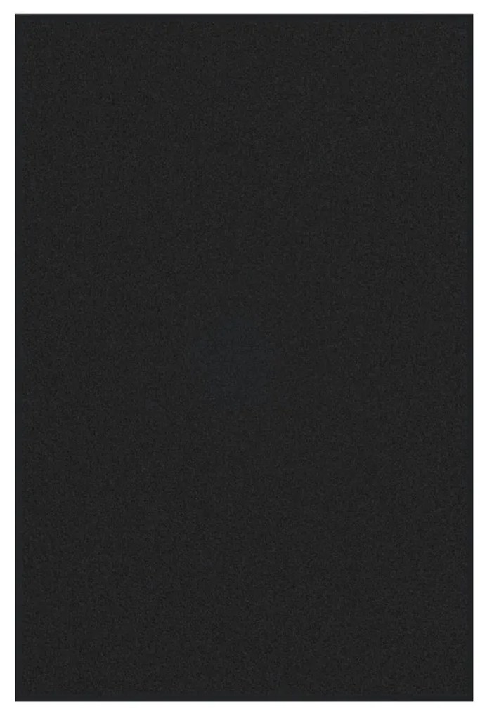 Ajtószőnyeg Fekete 120 x 180 cm Polipropilén és vinil