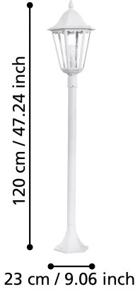 EGLO 93452 - NAVEDO kültéri lámpa 1xE27/60W