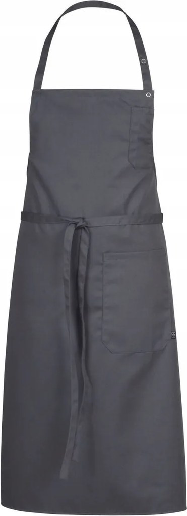 Kötény szürke Robur Loti polipamut állítható zseb