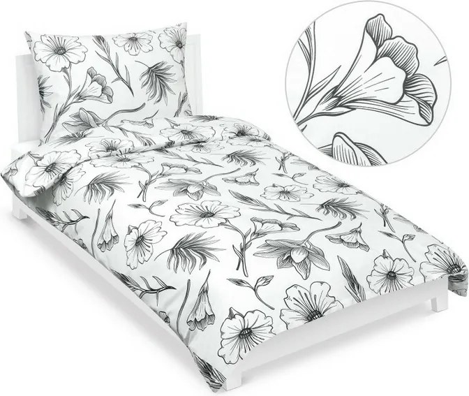 Bellatex pamut ágynemény Ibišek, 140 x 220 cm, 70x 90 cm, 140 x 220 cm, 70 x 90 cm