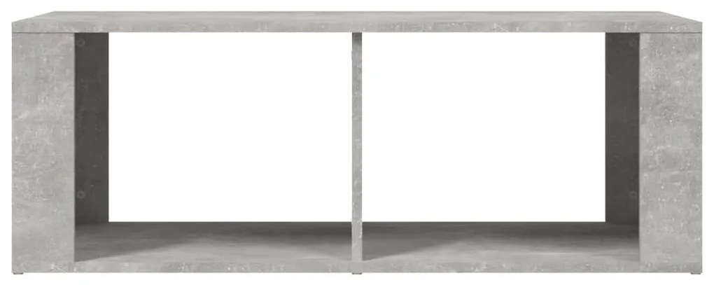 Betonszürke szerelt fa dohányzóasztal 100x50x36 cm