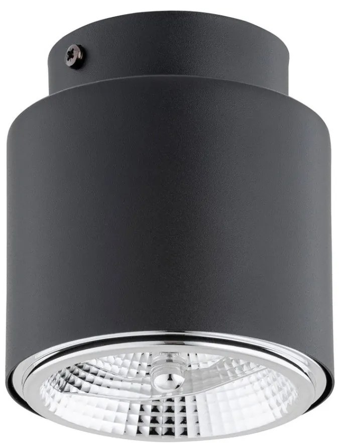 EMIBIG 1310-1 NANO Hengeres Mennyezeti Lámpa Fekete GU10/AR111 IP20