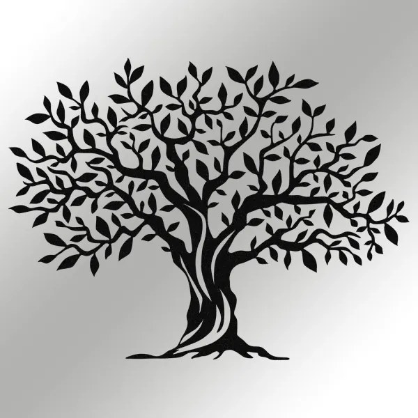 Fali dekoráció 69x52 cm fa fém