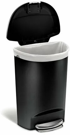 Simplehuman Pedálos szemetes 50 l, fekete