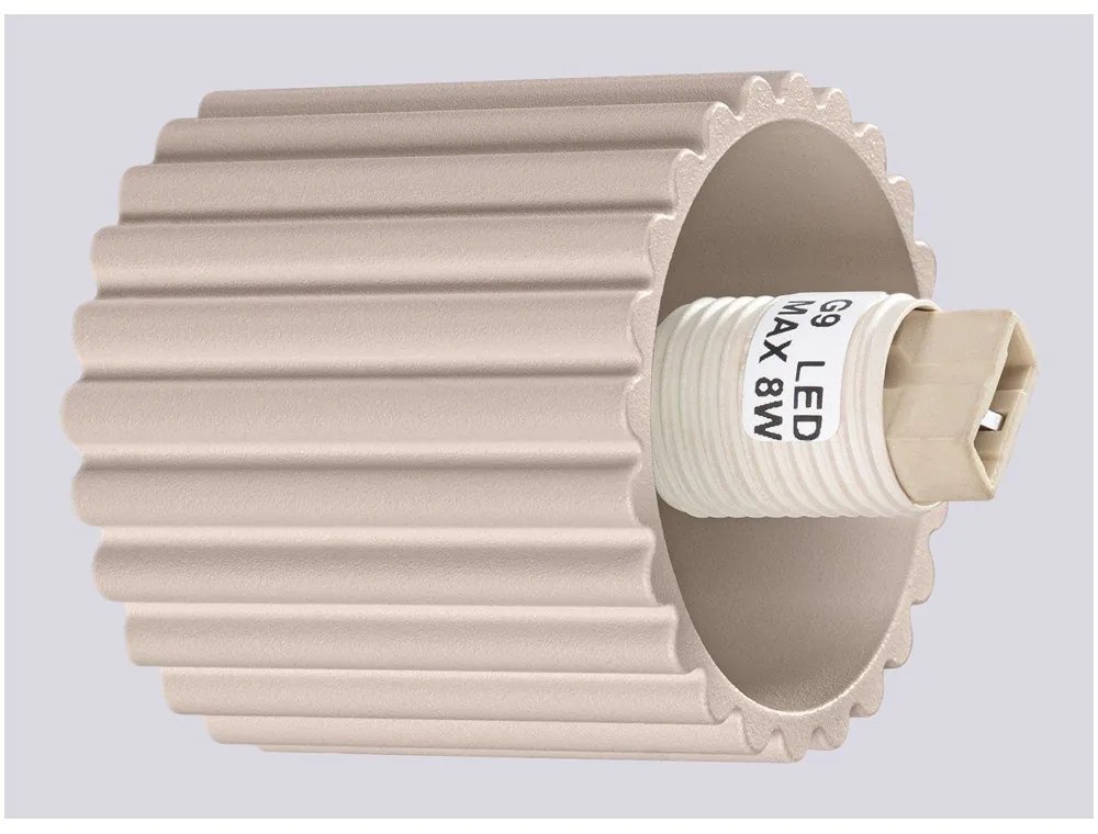 Szürkésbarna fali lámpa Orbital – Sollux