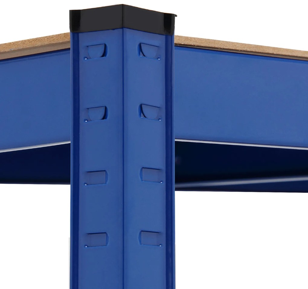 monzana® Polcos állvány 180x90x40 cm - kék
