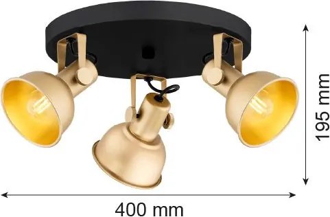 Argon LENORA 6243 Spotlámpa 3x7W/E14 IP20