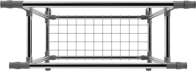 Juskys Kerékkel ellátott fém ruhállvány