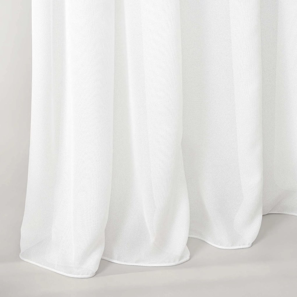 Goldea függöny – finom hálós, fehér 300 cm