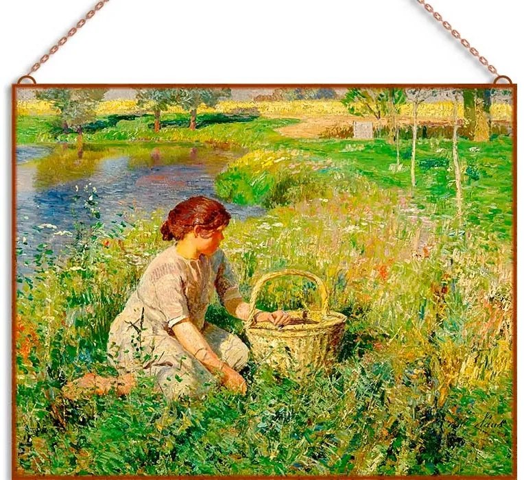 Emile Claus-Tutt&#039;Art üvegkép, falikép