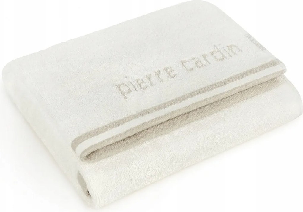 Pierre Cardin törölköző 50x90 Rocco krémszínű prémium pamut 500gr
