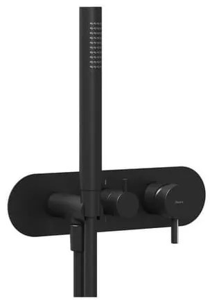 zuhany és fürdő csaptelep Ravak Espirit zuhanyszettel együtt fekete matt X070287