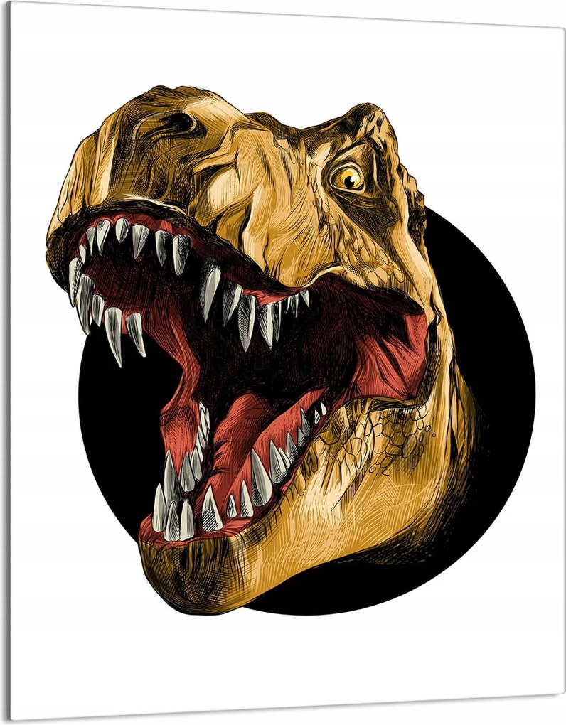 Üveg Vágódeszka 40x52 Dinoszaurusz a Konyhába