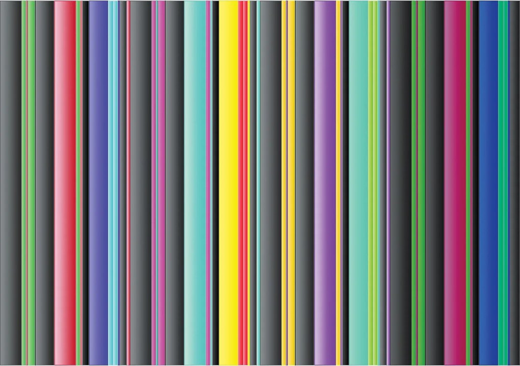 Fotótapéta Absztrakt Színes csíkok 350x250 Modern design +ragasztó