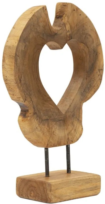 Hasi sculputre teak 28x10x38cm