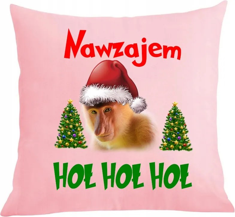 Párna párnahuzat nyomott mintás Karácsonyi viselet