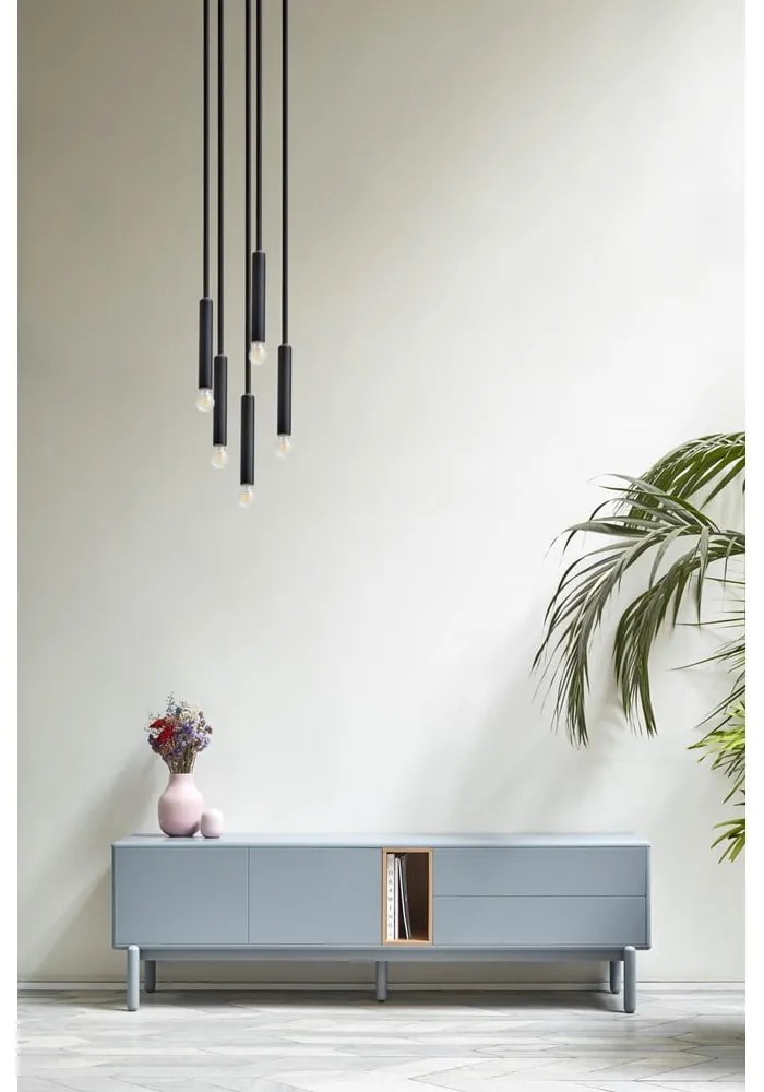 Kék-szürke TV-állvány 180x56 cm Corvo – Teulat