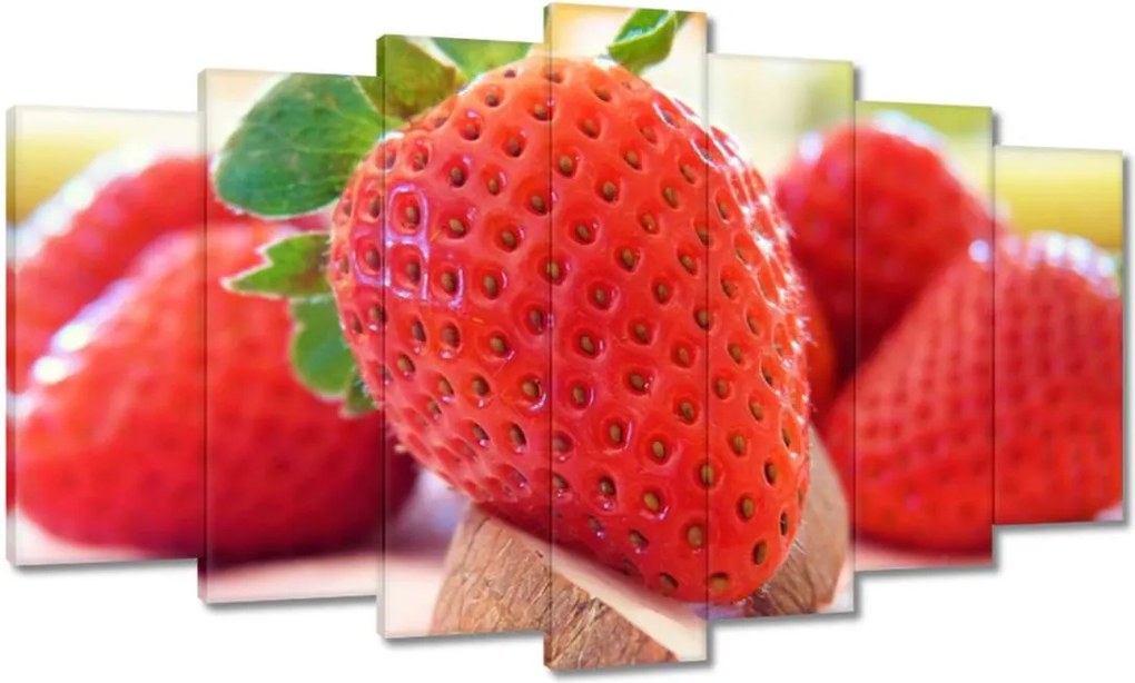 Vászonkép 140x80 Friss eper Gyümölcsök