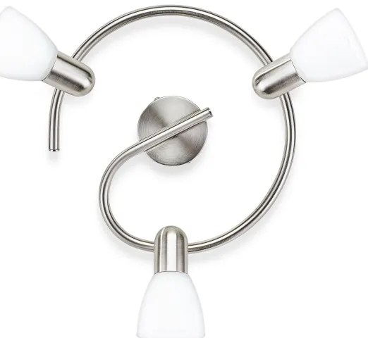 Philips Massive 50233/17/E7 BURLAP 3xE14/40W spotlámpa matt króm