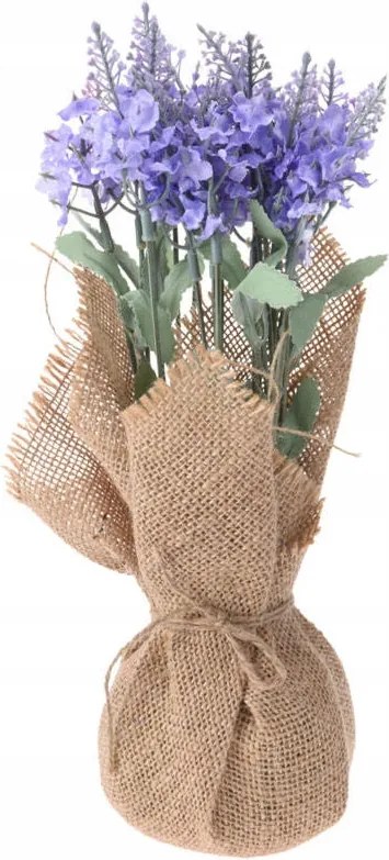 Mesterséges Virágok juta cserépben Dekoratív Növény