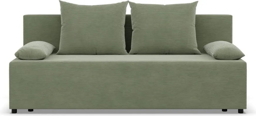 Nobu kanapé, kordbársony, zöld