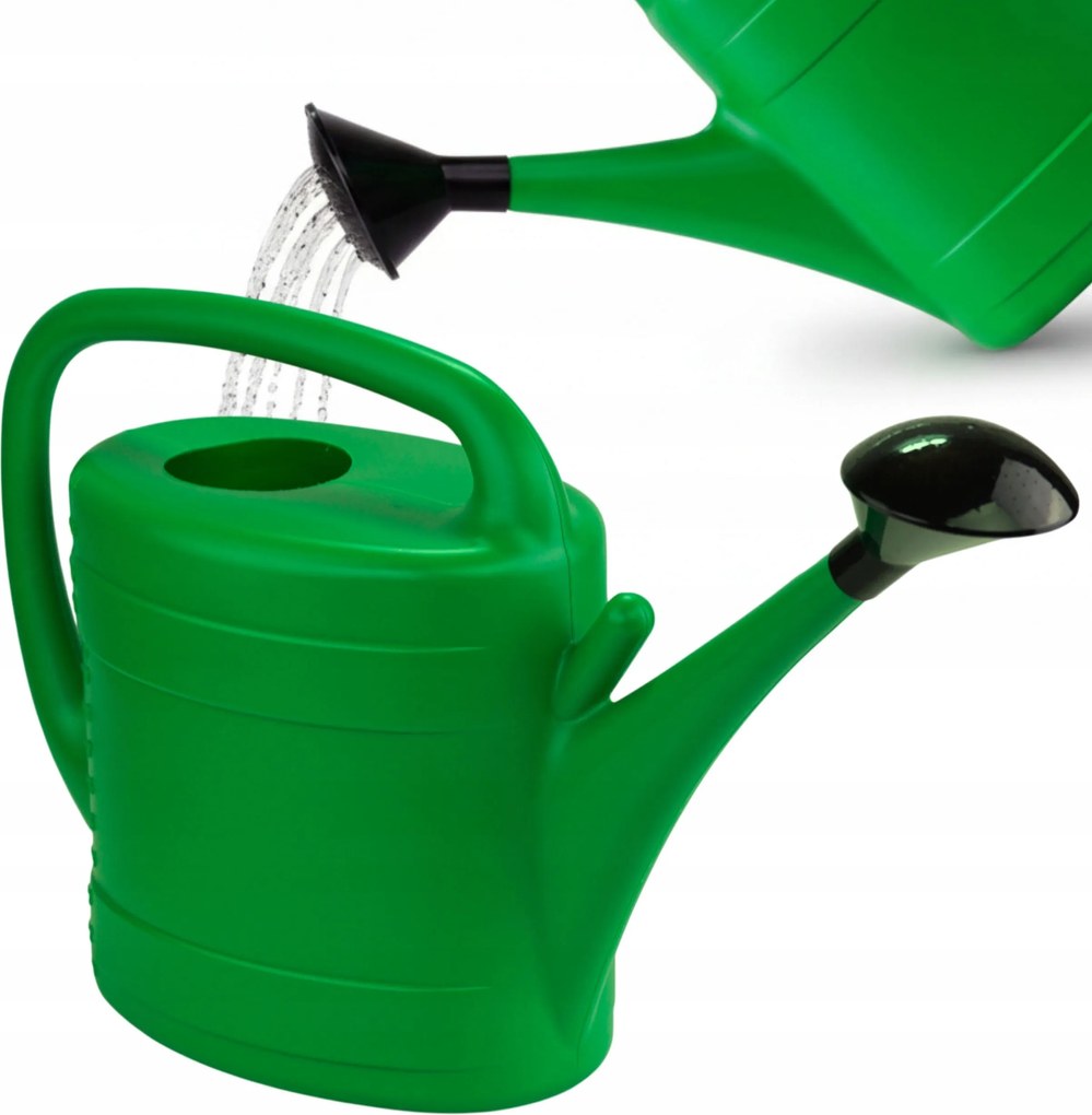 Kerti locsolókanna öntözőszűrővel zöld 14L