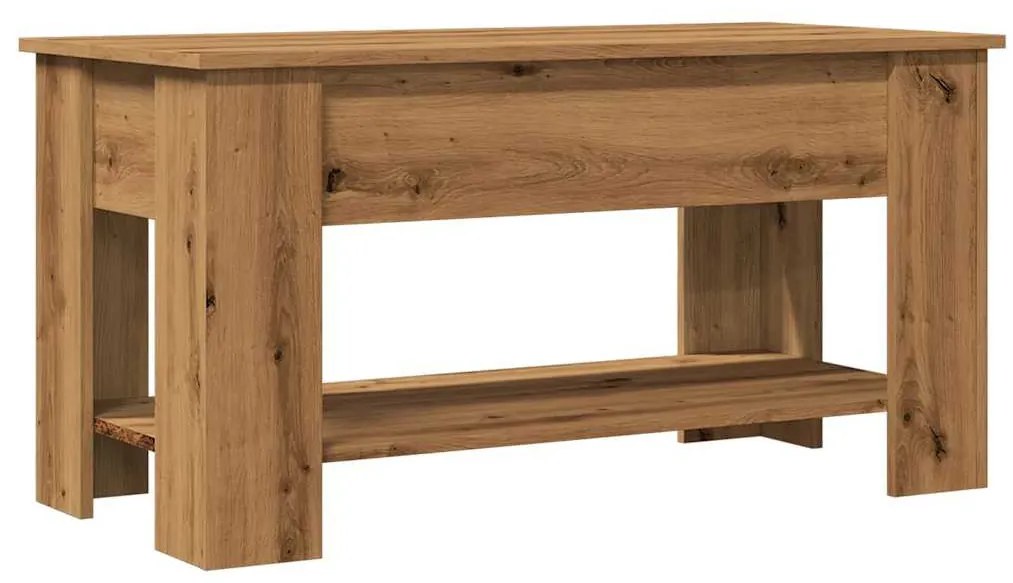 dohányzóasztal Artisan tölgy 101x49x52 cm Műanyag fa
